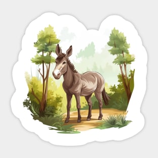 Little Donkey Sticker